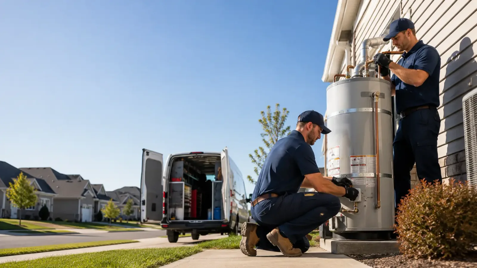 Water Heater Installation in Barnesville, OH